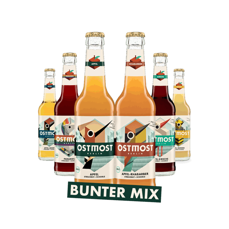 Bunter Bio Mix klein 6x0,33