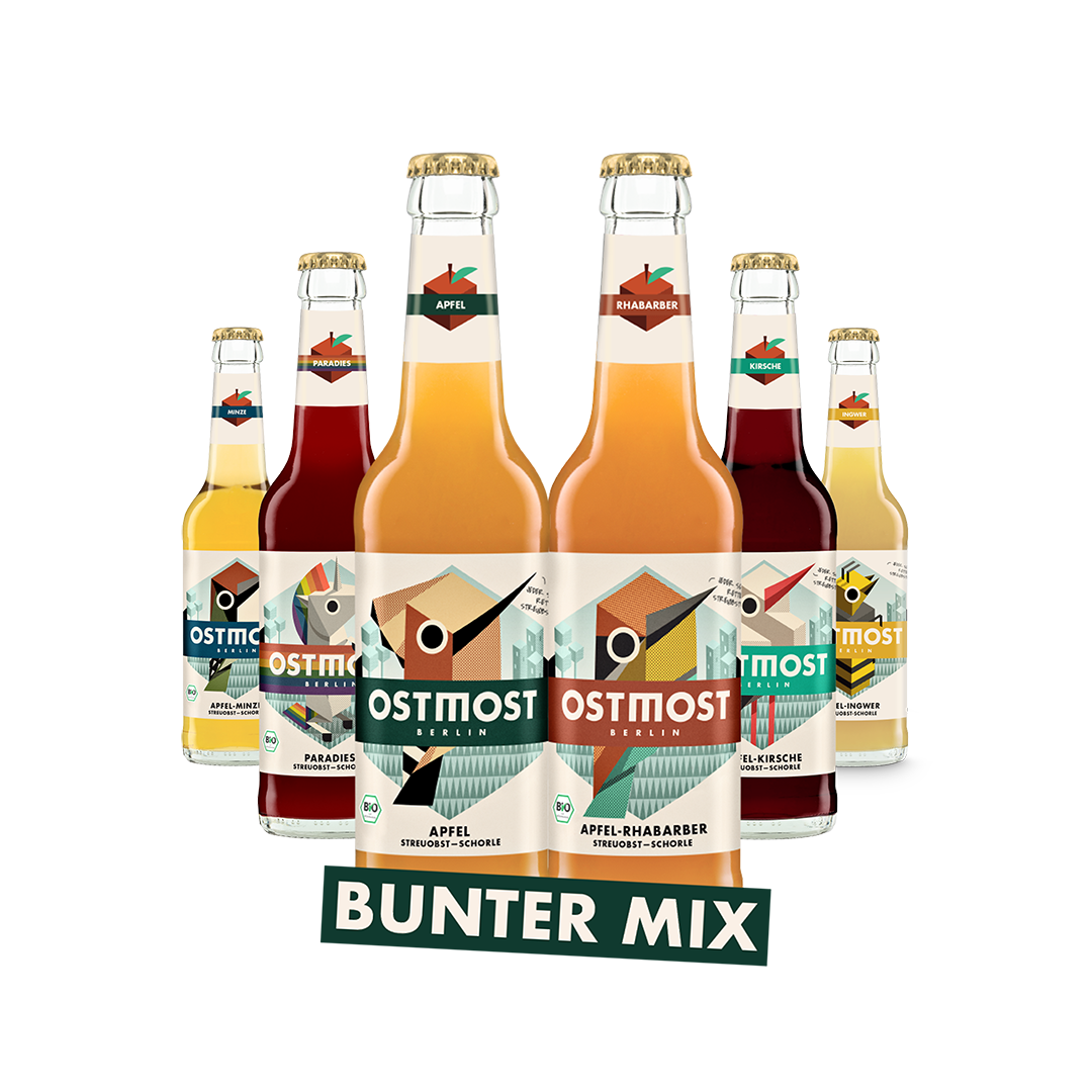 Bunter Bio Mix klein 6x